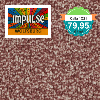 Vorwerk Calla Teppichboden – Farbe 1Q21 fraise – Produktbild